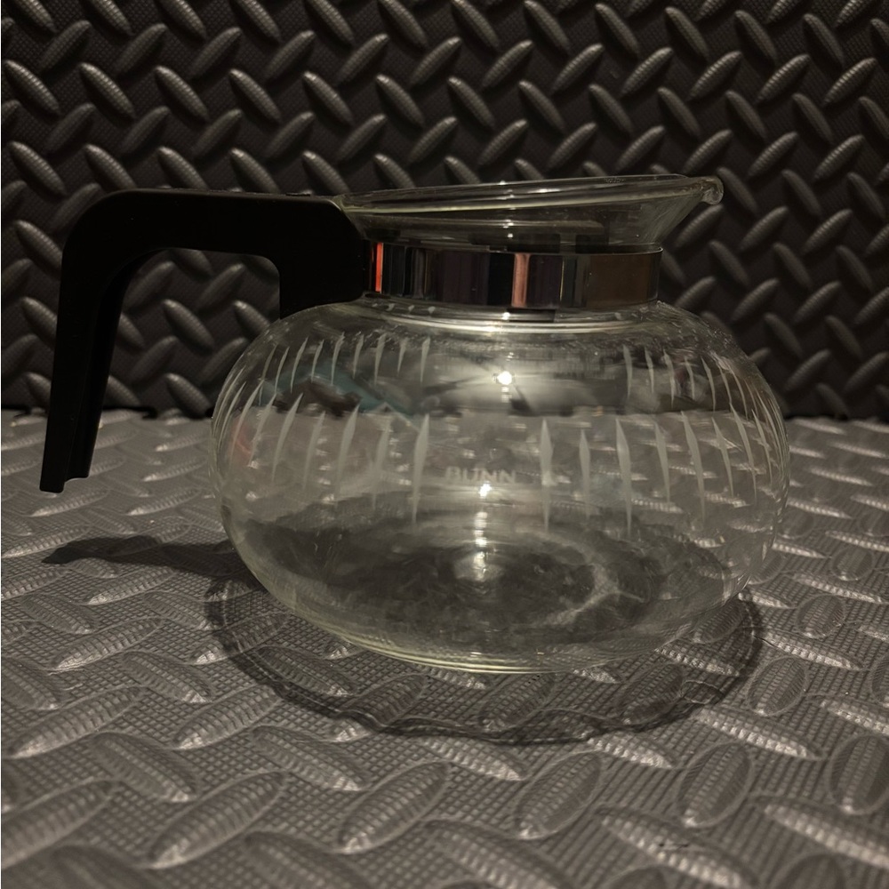 Bunn Easy Pour 6 Cup Small‎ Replacement Glass Coffee Carafe Brown Lid Handle
